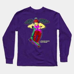 All Scooter Lover Go To Heaven Long Sleeve T-Shirt